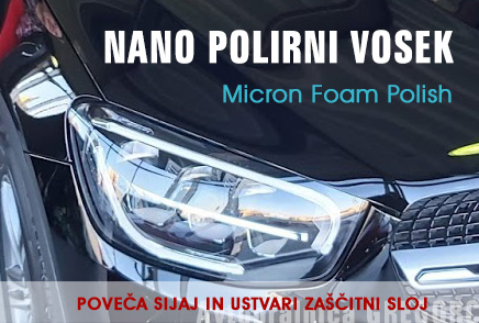 Program pranja z nano polirnim voskom